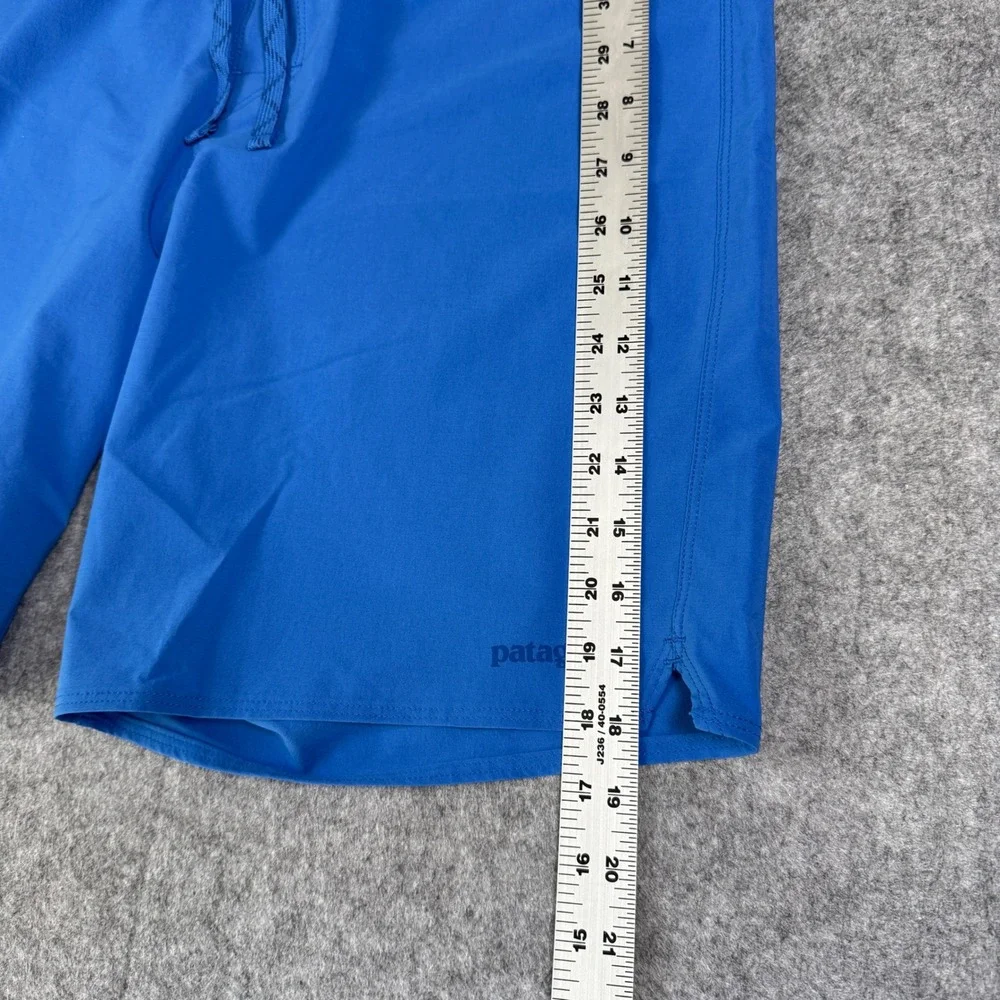 Patagonia Board Shorts Mens 33 Blue Stretch Planing Swim Trunks NEW Without Tags